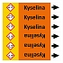 Značení potrubí ISO 20560, kyselina